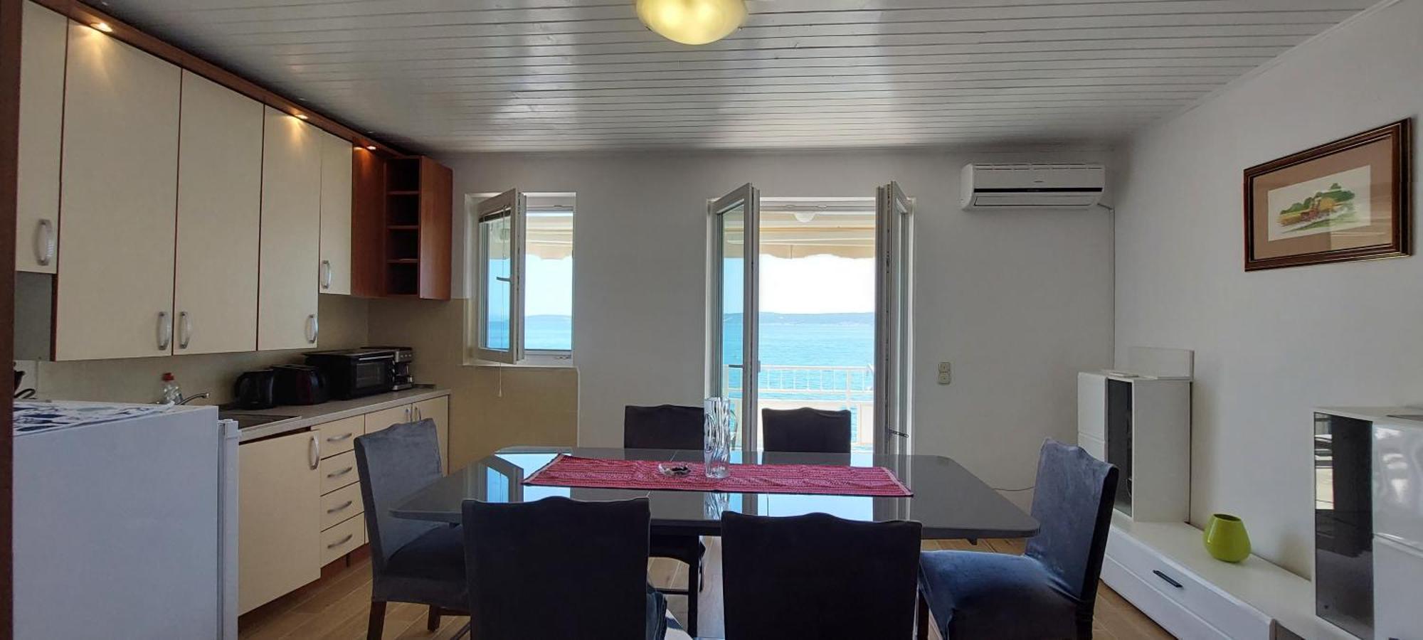 Apartman Figaro Pogled Od Milijun Dolara, 2 Tusa, 2 Wc Kaštela Εξωτερικό φωτογραφία